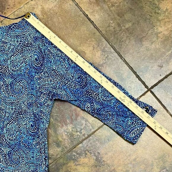 Cable & Gauge Polka Dot Paisley Blouse - Picture 4 of 9